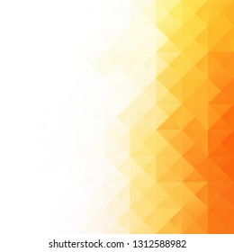 Orange Grid Mosaic Background, Creative Design Templates
