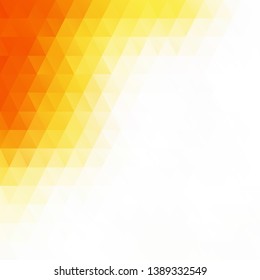 Orange Grid Mosaic Background, Creative Design Templates