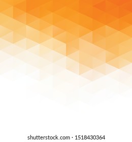 Orange Grid Mosaic Background, Creative Design Templates