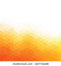 Orange Grid Mosaic Background, Creative Design Templates