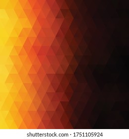 Orange Grid Mosaic Background, Creative Design Templates