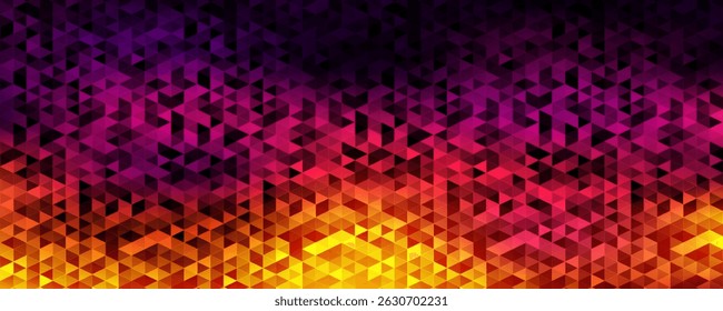 Orange Grid Mosaic Background, Creative Design Templates