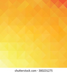 Orange Grid Mosaic Background, Creative Design Templates