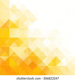 Orange Grid Mosaic Background, Creative Design Templates