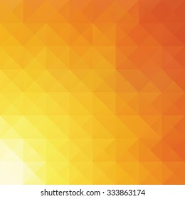 Orange Grid Mosaic Background, Creative Design Template