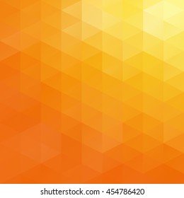 Orange Grid Mosaic Background, Creative Design Templates