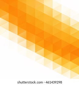 Orange Grid Mosaic Background, Creative Design Templates