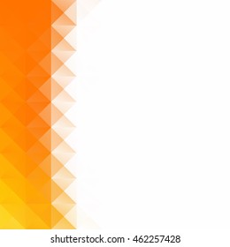 Orange Grid Mosaic Background, Creative Design Templates