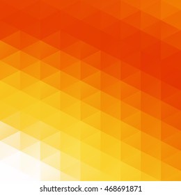 Orange Grid Mosaic Background, Creative Design Templates