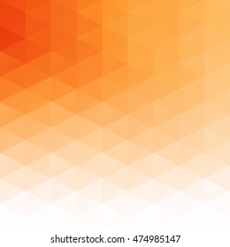 Orange Grid Mosaic Background, Creative Design Templates