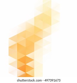 Orange Grid Mosaic Background, Creative Design Templates