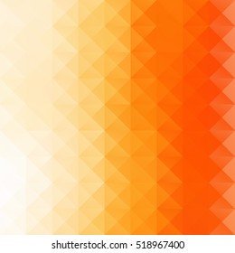 Orange Grid Mosaic Background, Creative Design Templates