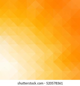 Orange Grid Mosaic Background, Creative Design Templates