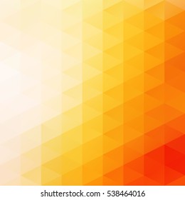 Orange Grid Mosaic Background, Creative Design Templates