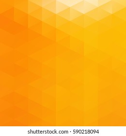 Orange Grid Mosaic Background, Creative Design Templates