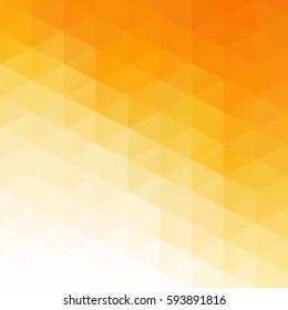 Orange Grid Mosaic Background, Creative Design Templates