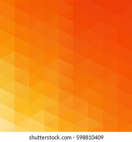 Orange Grid Mosaic Background, Creative Design Templates