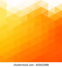 Orange Grid Mosaic Background, Creative Design Templates