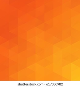 Orange Grid Mosaic Background, Creative Design Templates