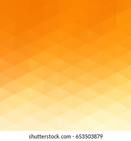 Orange Grid Mosaic Background, Creative Design Templates