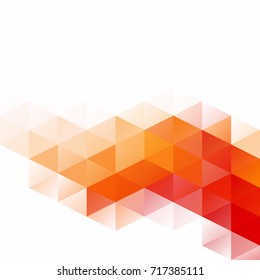 Orange Grid Mosaic Background, Creative Design Templates