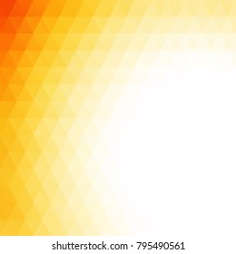 Orange Grid Mosaic Background, Creative Design Templates