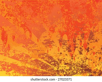 Orange grunge background