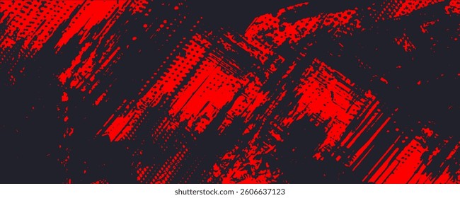 Orange grunge brush abstract background dynamic design vector