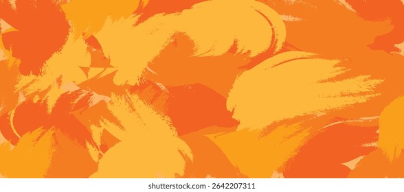 orange grunge brush stroke background