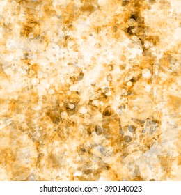 Orange grunge template. The bright spots, lines and scratches randomly mixed. Abstract background. Vector seamless pattern.