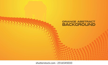 Fondo abstracto de semitono naranja para fondo o presentación