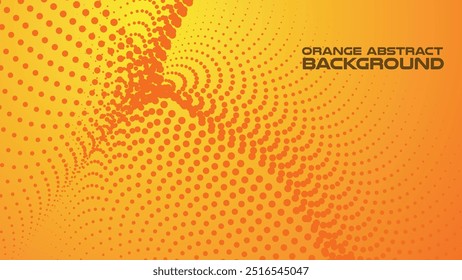 Fondo abstracto de semitono naranja para fondo o presentación