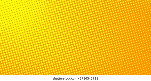 orangefarbenes Halbton-Hintergrunddesign. abstrakter orangefarbener und gelber Punkthintergrund.