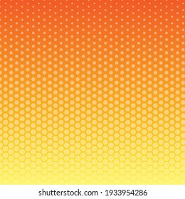 Orange half-tone background. Vector illustration.