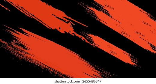 Design de modelo de banner de meio-tom laranja com estilo de linhas de velocidade abstratas. Ilustração vetorial. Moderno vetor grunge de meio-tom, eps10.