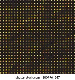 Orange Halftone Round. Abstract Ink. Yellow Comic Print. Golden Gradient Overlay. Gold Circle Ink. Grunge Element. Geometric Grid. Decorative Ink.