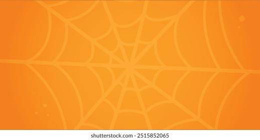 Laranja Feliz Dia das Bruxas Fundo - Teia de aranha