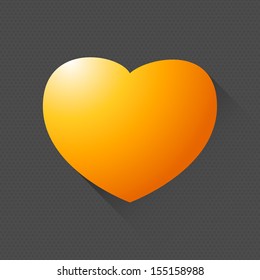 Orange heart