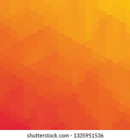 orange hexagon background 