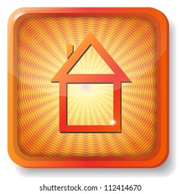 orange  home icon
