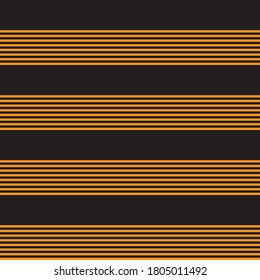 Anaranjado Horizontal rayado fondo de patrón sin soldadura adecuado para textiles de moda, gráficos