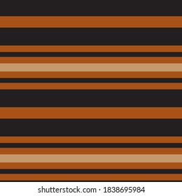 Orange Horizontal striped seamless pattern background suitable for fashion textiles, graphics