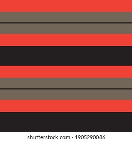 Orange Horizontal striped seamless pattern background suitable for fashion textiles, graphics