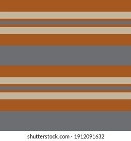 Orange Horizontal striped seamless pattern background suitable for fashion textiles, graphics