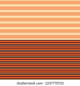 Orange Horizontal striped seamless pattern background for fashion textiles, graphics