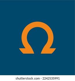 An orange horseshoe logo resembling the letter N