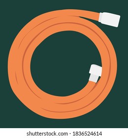 Orange hose. Vector image, eps 10