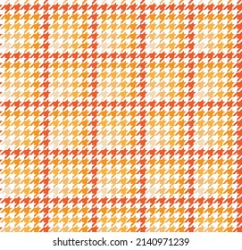 El naranja daña tela de patrón dental. Cuelga el fondo de tela dental. Diseño textil. Patrón de color naranja degradado sobre fondo blanco.