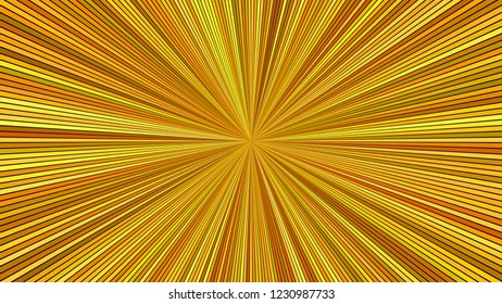 Orange hypnotic abstract striped sun burst background design - vector explosive graphic