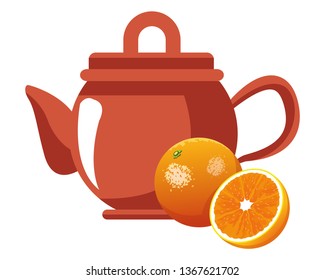 orange icon cartoon